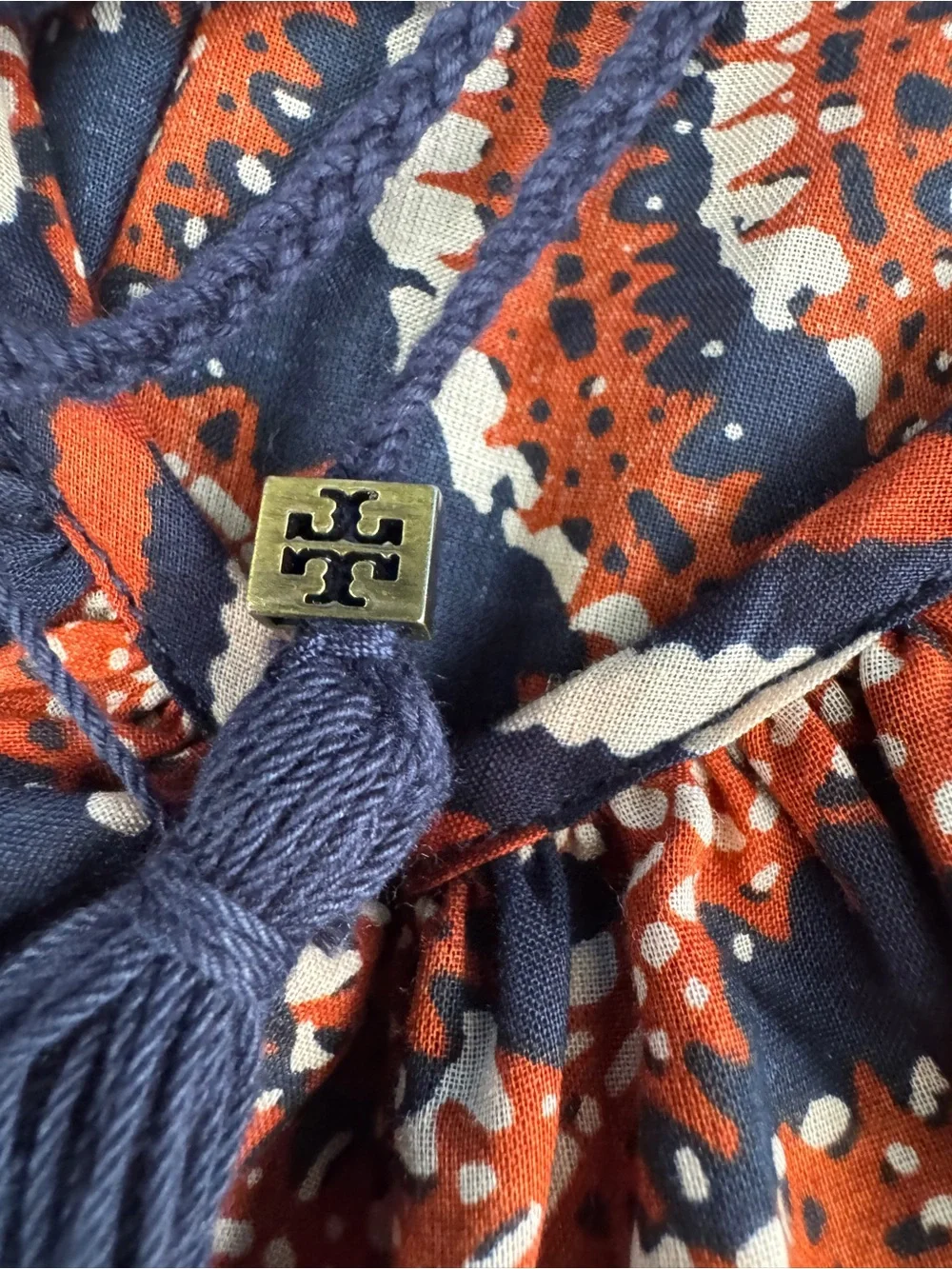 Tory Burch Gwenna Cotton Tunic 🧡
